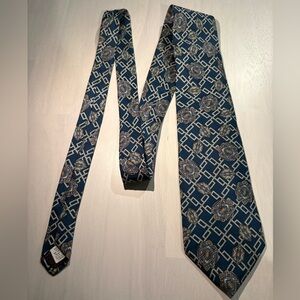Geometric Navy Men's Tie